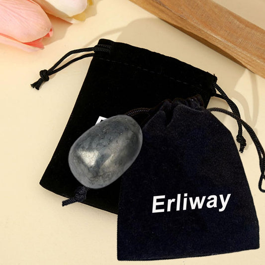 Erliway Chalcopyrite Healing Crystal Stones, 1.25-2.0" Large Reiki Healing Gemstones Natural Tumbled Polished Stones for Energy Witchcraft Therapy Meditation