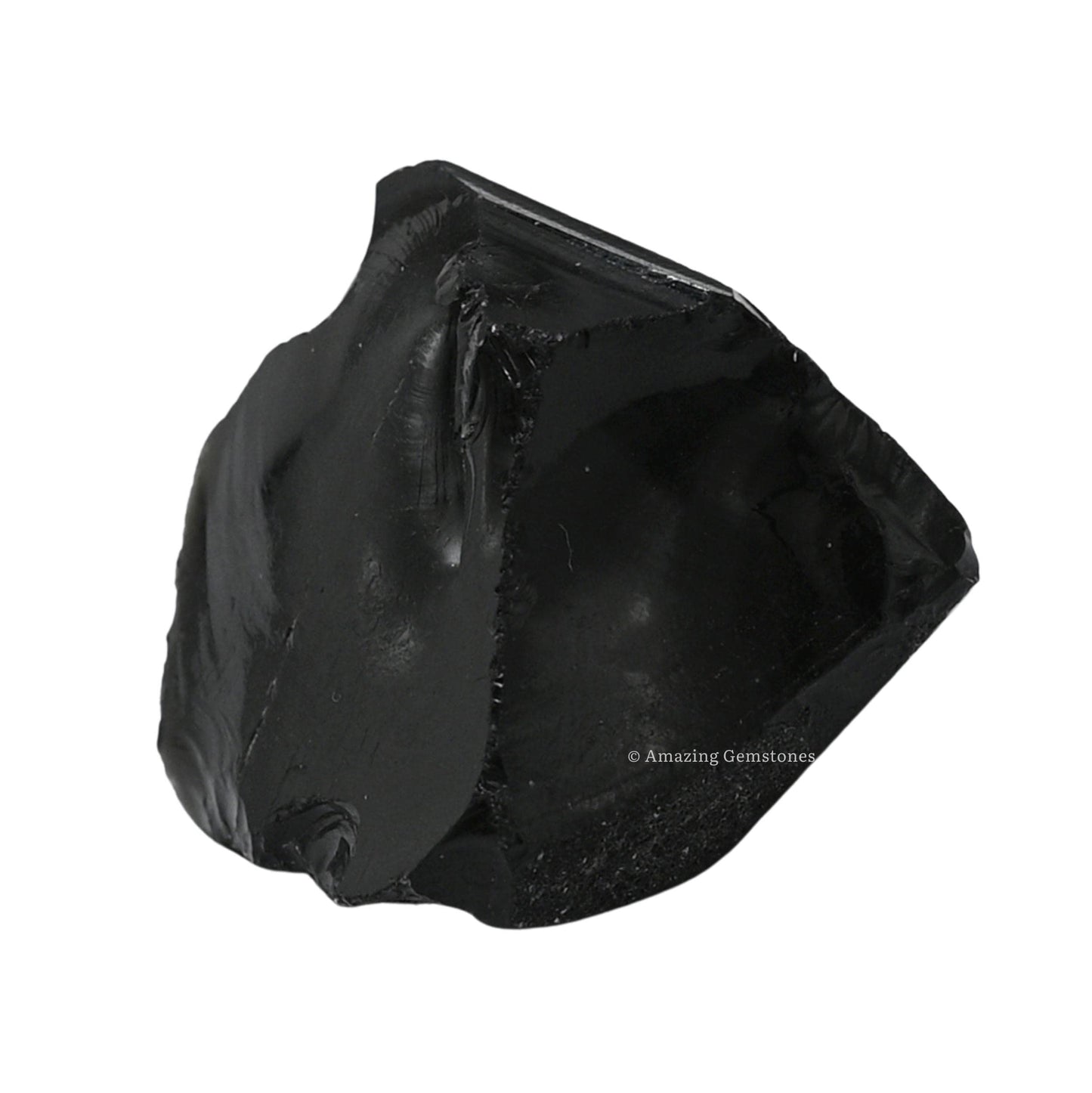 Amazing Gemstone Black Obsidian Raw Crystals and Healing Stones, Natural Rocks for Tumbling and DIY Raw Stones and Crystals (1 LB)