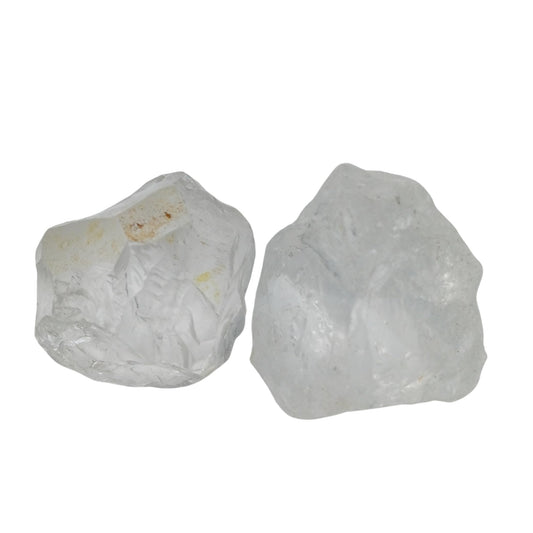 Crystals, Rocks, Jade, Crystals and Healing Stones, Witchcraft Supplies, Healing Crystals, Stones, Healing Stones, Rock Collection, Agate, Raw Stones (Clear Quartz, 2 Pcs)