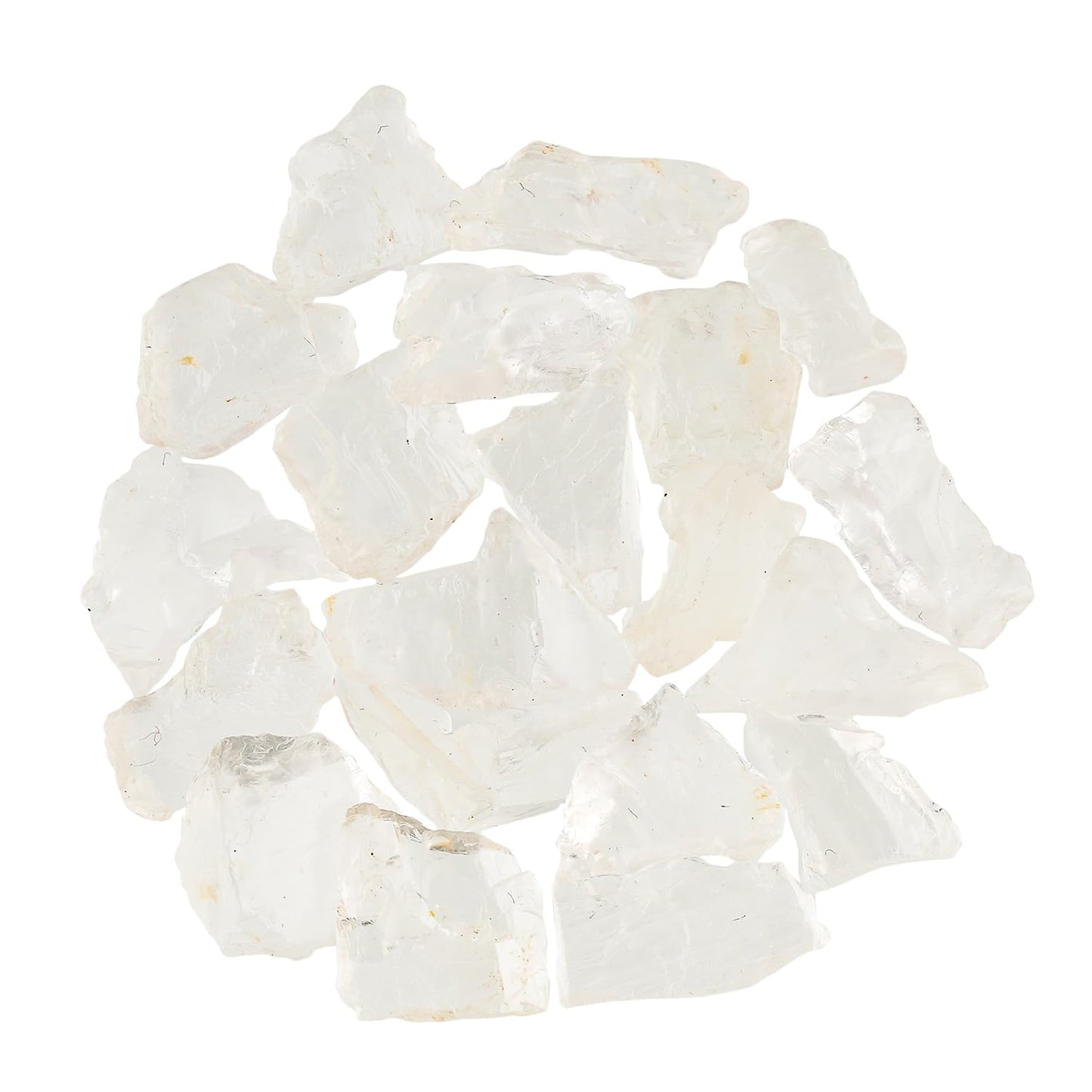 ColouredRocks 50 carats Petalite UV Crystals, Raw Stones, Rough Gemstones, Jewelry Making Supply, Cabbing, Polishing, Cutting, DIY, Crafts (16-20pcs) (5-10mm)