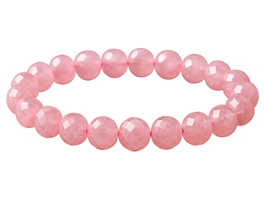 Amazing Gemstone Rose Quartz Bracelet for Women - Chakra Mens Bracelet Protection Crystals and Healing Stones - Blessing Bracelet Spiritual Meditation Gift Christmas Stocking Stuffers