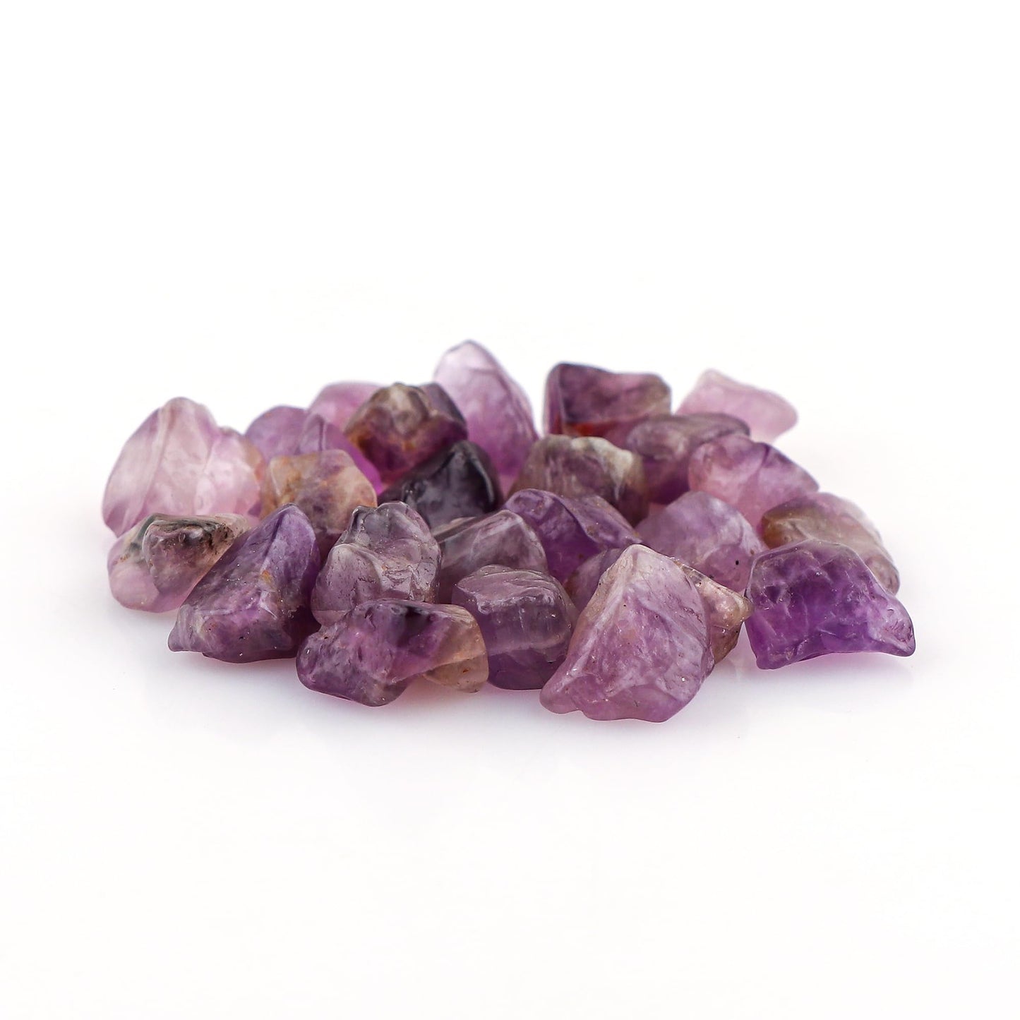 CRYSTALIS 100cts Natural Trapiche-Amethyst Polished Raw Crystals, Loose Gemstone Wholesale Bulk Rough Jewelry Making Supply, Chakra And Healing Raw Stones, Wire Wrapping, DIY, Tumbling, Gem Collection