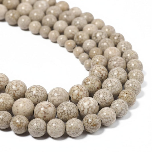 Yochus 60pcs Polish Maifanitum Beads，6mm Healing Power Natural Stone Round Loose Gemstone Beads for Jewelry Making Earring Necklace DIY Crafts