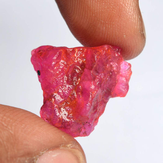 GEMHUB Natural Crystals And Healing Stones 6.00 Carat Raw Rough Ruby Healing Crystals For Jewelry Making