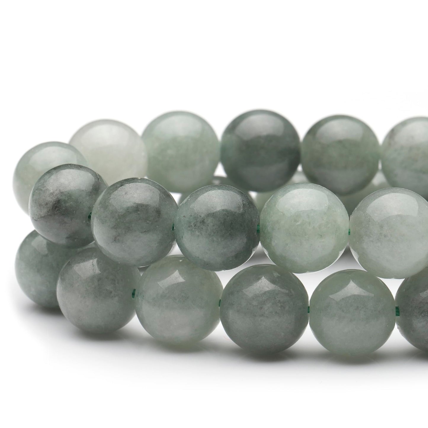 Youngbling Natural Gemstone Beads for Jewelry Making,6mm Dark Burmese Jade Polished Round Smooth Stone,Genuine Real Stone Red Beads for Bracelet Necklace 15 Inch(Dark Burmese Jade,6mm)