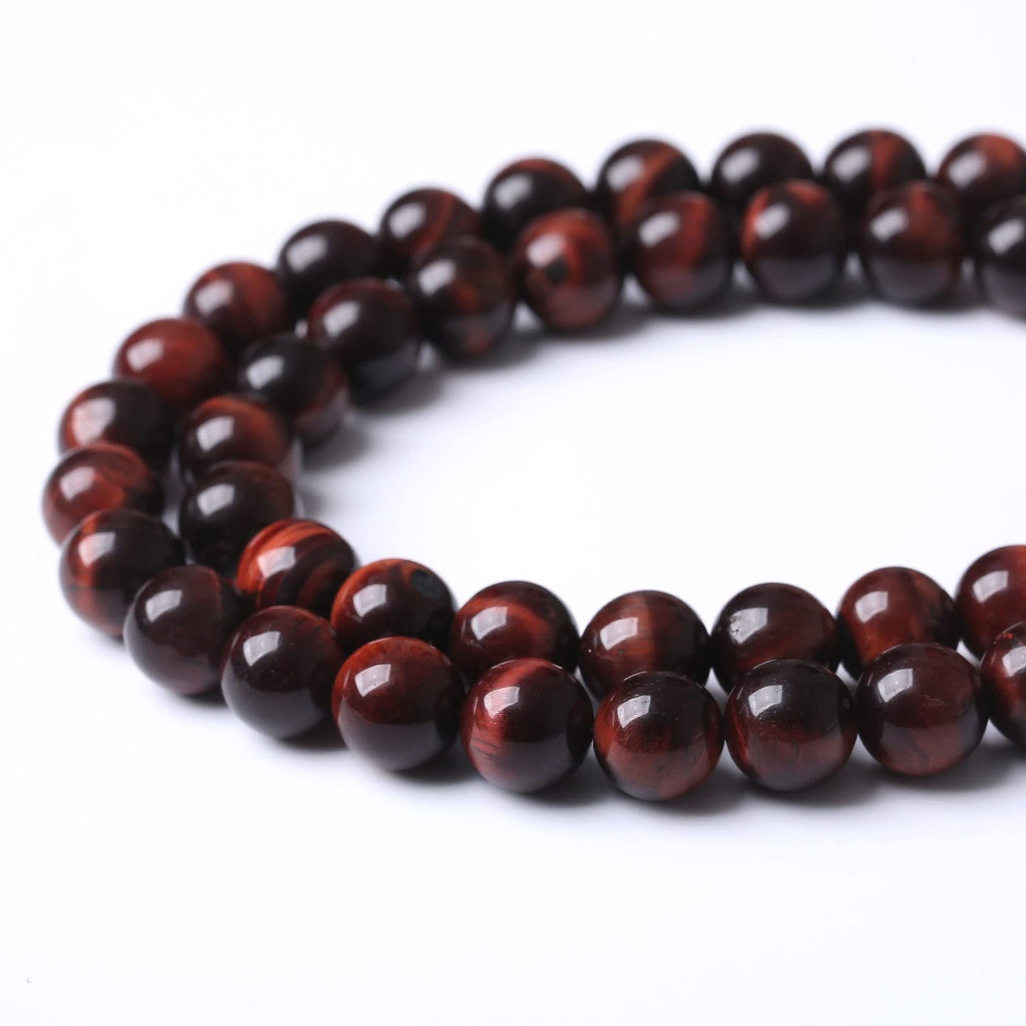 90PCS 4MM AAA Red Tiger Eye Stone Beads Natural Gemstone Bead Crystal Healing Energy Jewelry Making DIY 16 inches