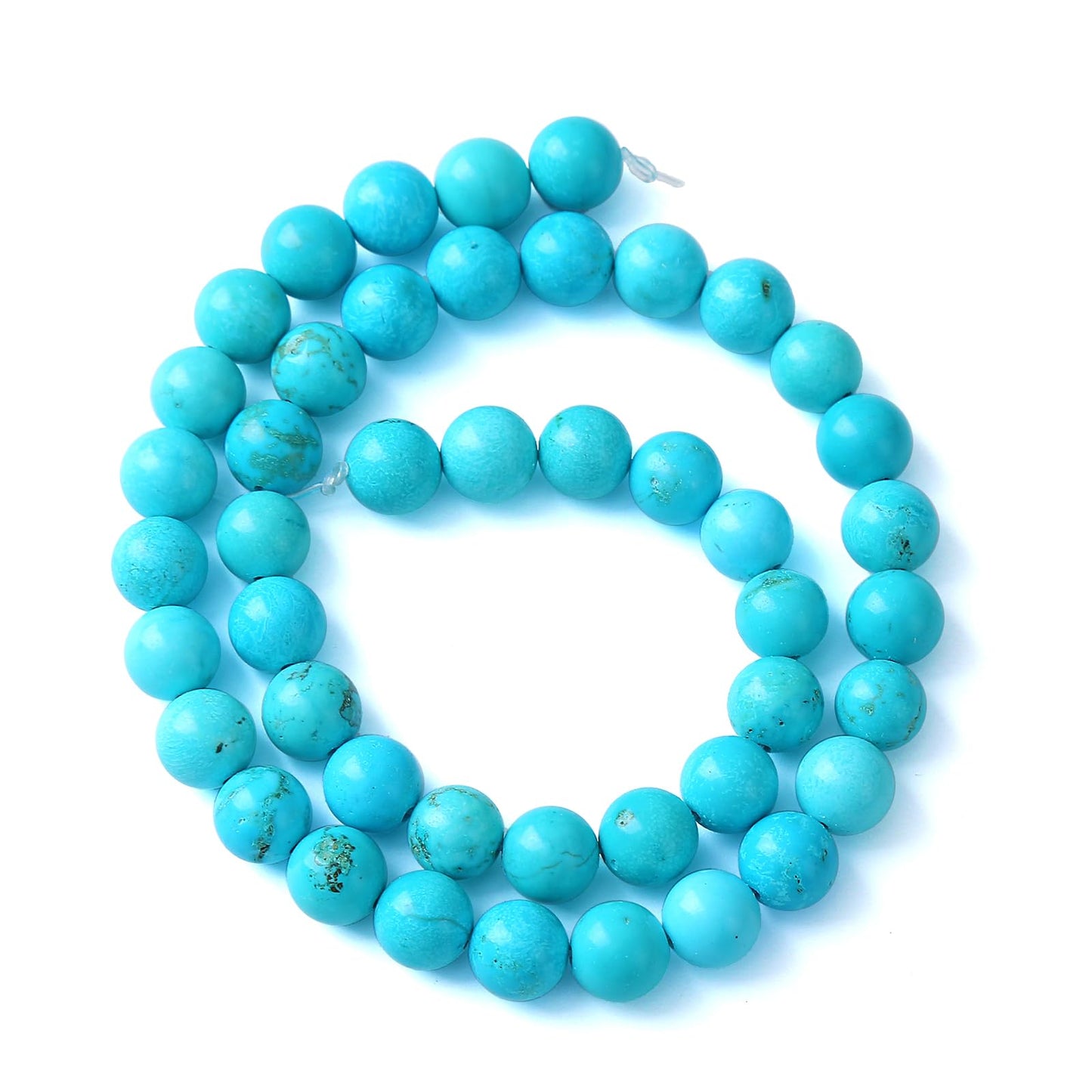 12MM 32PCS Natural Stone Turquoise Beads for Jewelry Making DIY Bracelet
