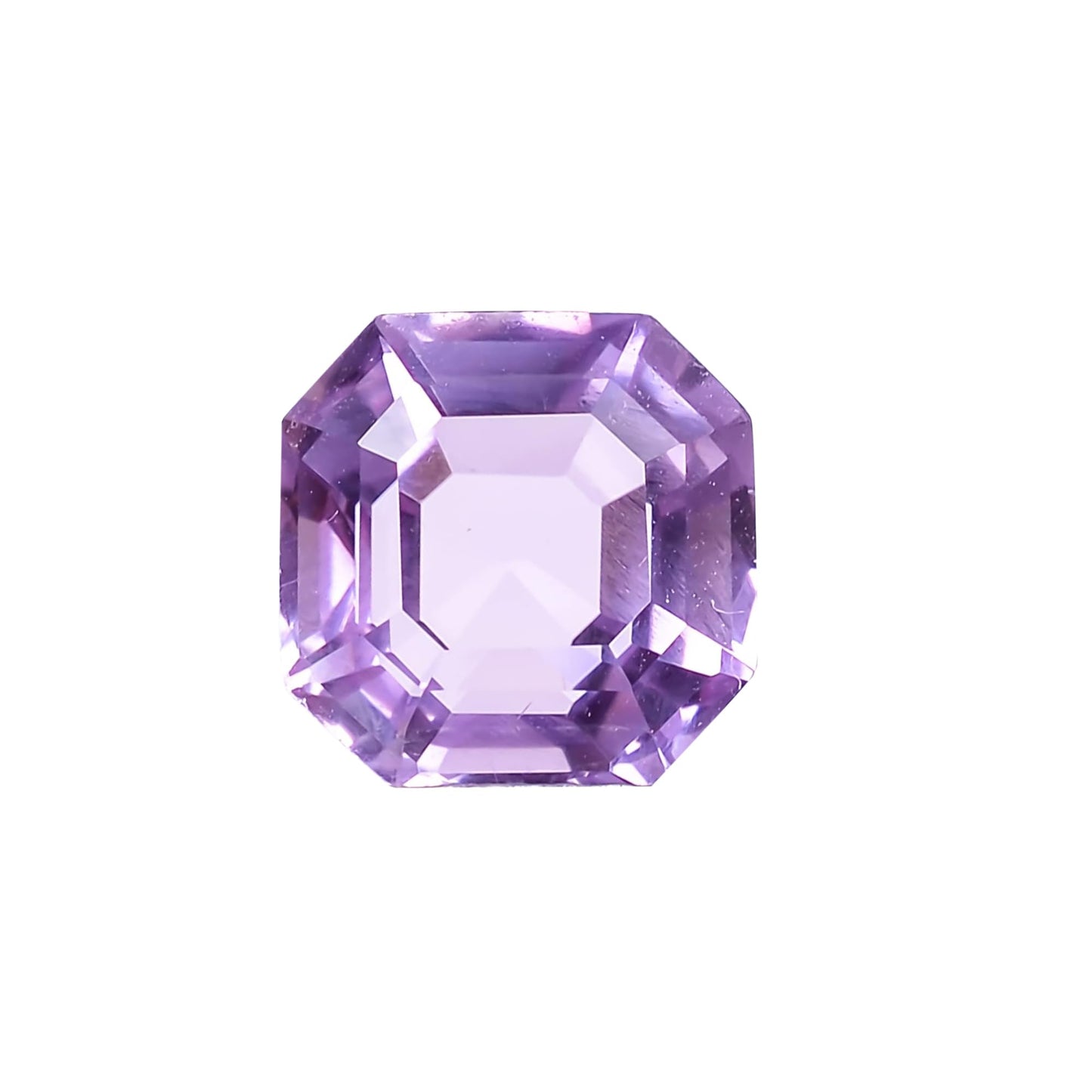 GEMKORA 4pcs, 8x8x5mm Natural Pink Amethyst-Rose the France, Octagon Shape-Asscher Cut Gemstone Wholesale Lot, Jewelry Making Loose Gemstone, Minerals, DIY, Healing Crystals, Bulk Gemstone Deal