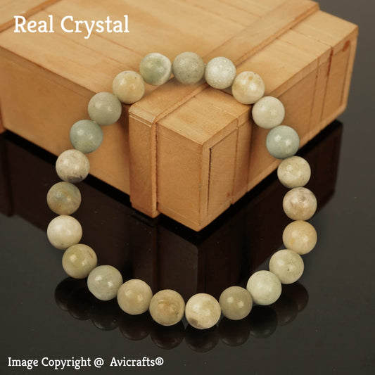 Avicrafts Amazonite Bracelets, Balance, Unisex, Yoga Chakra, Gemstone, Amazonite Jewelry Genuine natural stone, semi precious stone bracelet Gift