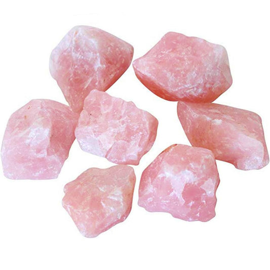 Simurg Raw Rose Quartz Stone 1lb Rose Quartz Rough Crystal ‌Aroma Stone - Rose Quartz Rocks for Cabbing, Tumbling, Cutting, Lapidary, Polishing, Reiki Crystal Healing