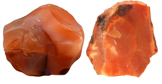 Healing Crystal Stones, 1.25-2.0" Large Reiki Healing Gemstones Natural Tumbled Polished Stones for Energy Witchcraft Therapy Meditation Pack 2 (Carnelian)