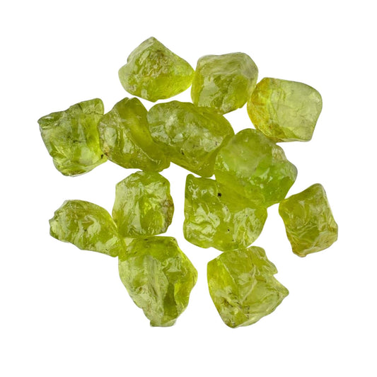 InfinityGemsArt Natural Raw Peridot Crystal Gemstone (Approx. 30 Carats) – Rough Loose Stones for Jewelry Making, Healing Crystals, Chakra Balancing, August Birthstone, DIY Crafts & Art Supplies