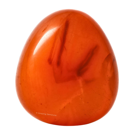 Amazing Gemstone Carnelian Crystals and Healing Stones Tumbled - 1 oz Carnelian Stone Gem Stones, Natural Healing Stones for Energy Balance, Stress Relief - Premium Polished Gems Rocks for Meditation