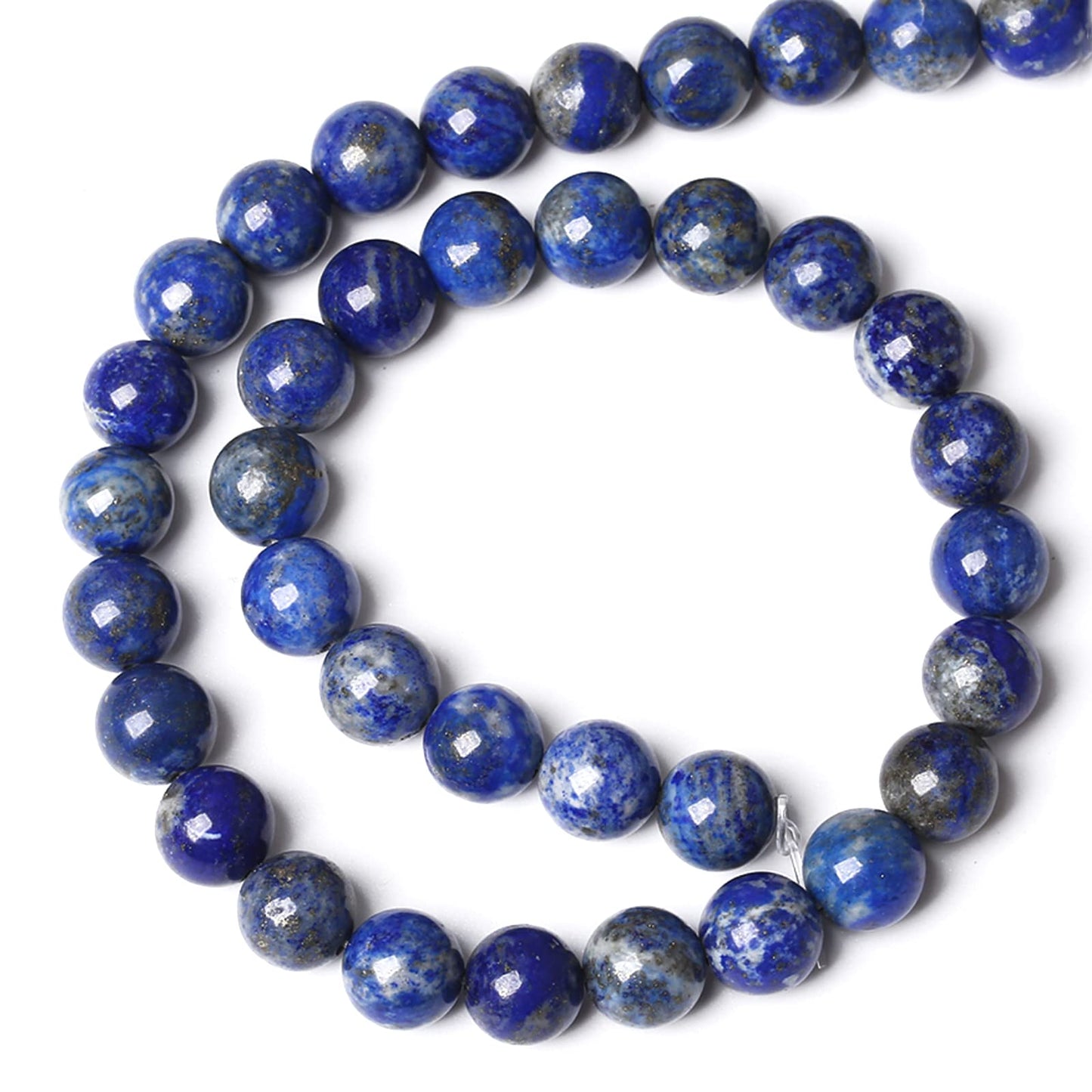 10MM 36PCS Natural Stone Blue Lapis Lazuli A Grade Gemstone Beads for Jewelry Making DIY Bracelet Crystal 1 Strand