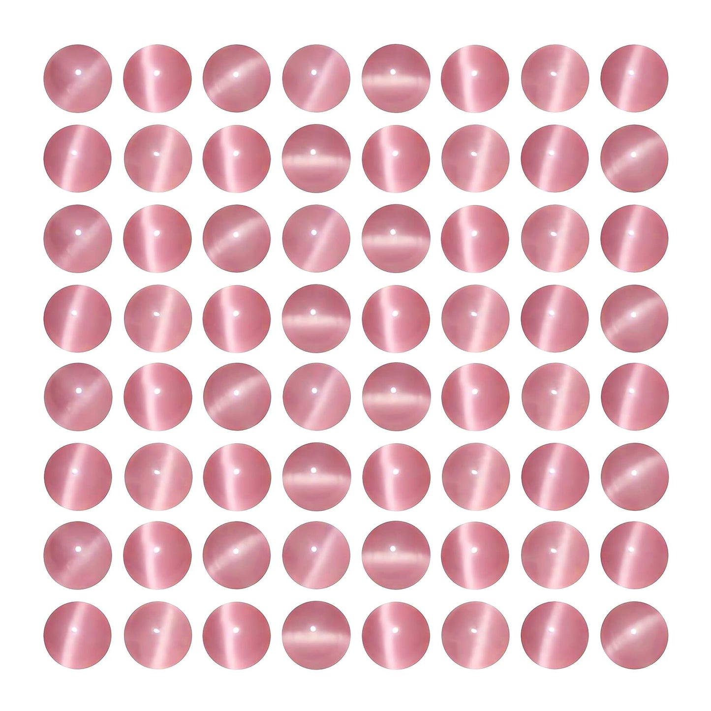 MJDCB 180pcs Pink Cat Eye Stone Beads 6mm Round Crystal Loose Bead for Jewelry Making DIY Bracelets Necklace Accessories