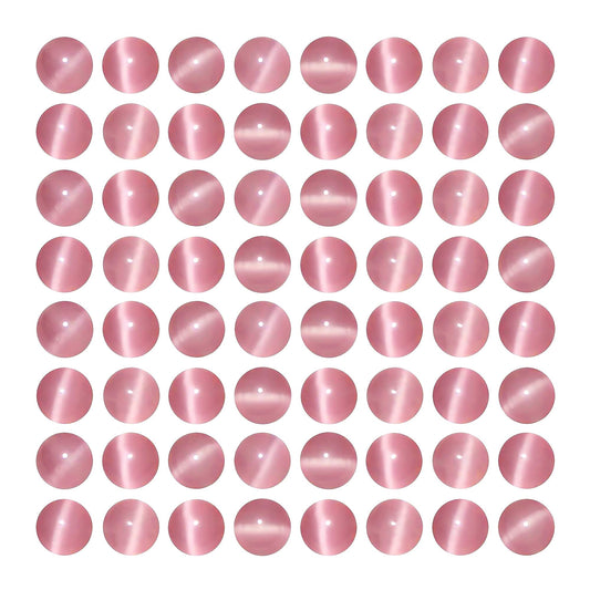 MJDCB 180pcs Pink Cat Eye Stone Beads 6mm Round Crystal Loose Bead for Jewelry Making DIY Bracelets Necklace Accessories