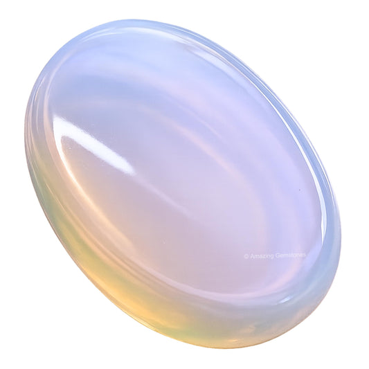 Amazing Gemstone Opalite Worry Stone Crystals and Healing Stones - Worry Stones for Stress Relief Gifts - Piedra Crystal Fidget for Meditation,Relaxation - Unique Stocking Stuffers and Birthday Gifts