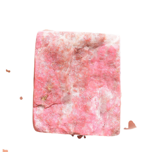 Amazing Gemstone Thulite Druzy Raw Crystals and Healing Minerals Stones, Natural Rocks for Wire Wrapping, Tumbling and DIY Raw Stones and Home Décor Crystals (1Piece)