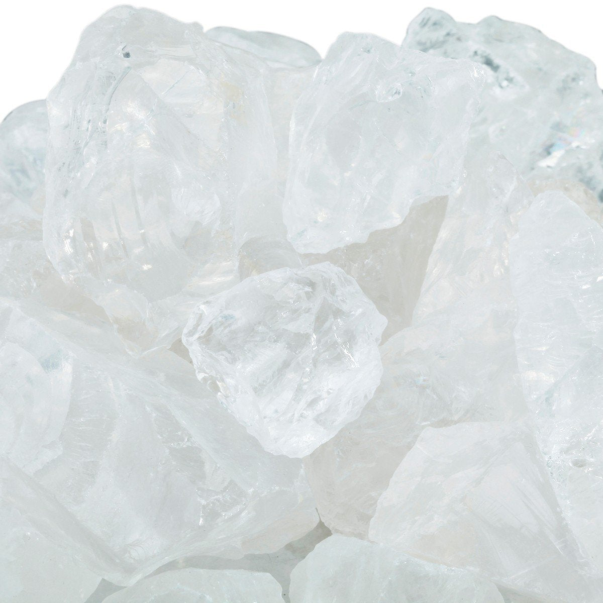 rockcloud 1 lb Natural Crystals Raw Rough Stones for Cabbing,Tumbling,Cutting,Lapidary,Polishing,Reiki Crytsal Healing,Clear Crystal Rock Quartz