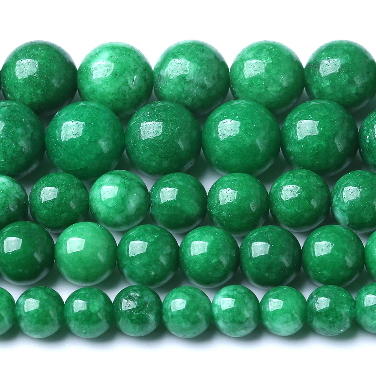 4MM Blackish Green Cloudy Chalcedony Stone Beads Round Loose Beads for Jewelry Making Bracelet Necklace 180pcs 2 Strands 32"