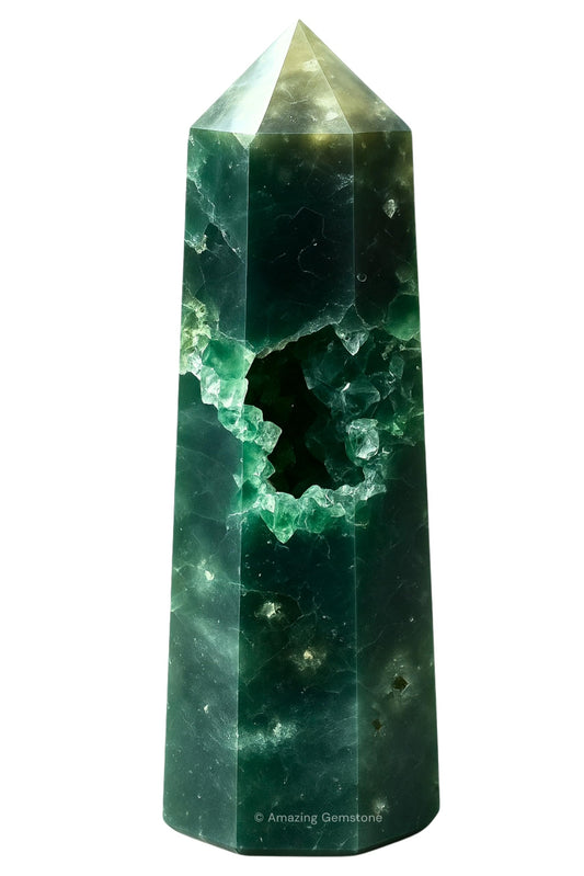 Amazing Gemstone Ocean Jasper Crystal Towers ~ Natural Healing Crystal Point Obelisk for Reiki Healing and Crystal Grid (3" to 4" INCH)