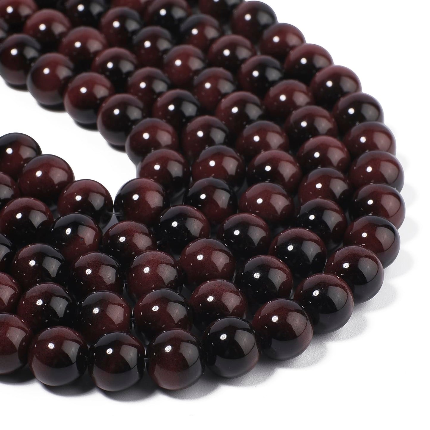 Song Xi 28PCS 12mm Brown Tiger Eye Gemstone Beads for Jewelry Making, Round Smooth Glass Beads for DIY Bracelet Necklace Earring Keychain, Arts and Crafts, for Christmas Wedding Birthday