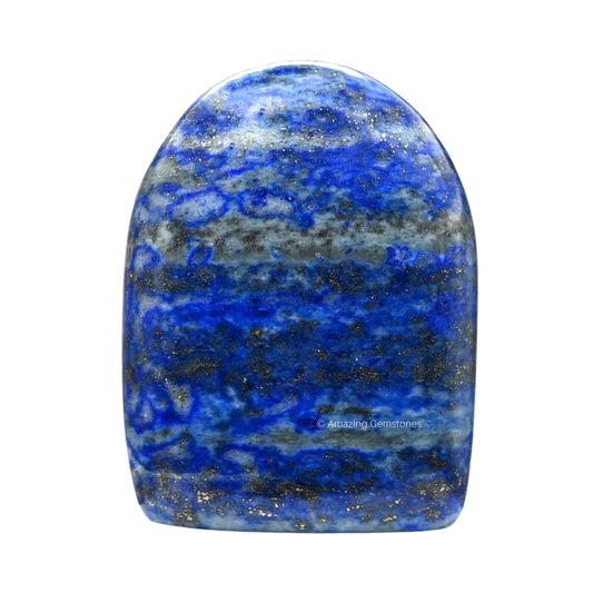 Amazing Gemstone Large Lapis Lazuli Crystal Standing Palm Stone - Lapis Lazuli Palm Stones and Crystals, A++ Grade Gemstones and Crystals - Healing Crystals and Healing Stones Office Home Decor Gifts