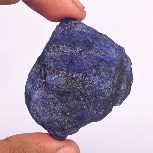 gemhub Untreated Raw Rough Sapphire 292.00 Ct. Certified Healing Crystal Natural Blue Sapphire Gemstone