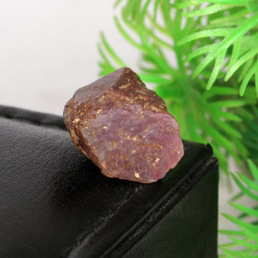 GEMHUB A Grade Natural Raw Rough Red Ruby 26.35 Ct Healing Crystal Rough Ruby Stone for Cabbing