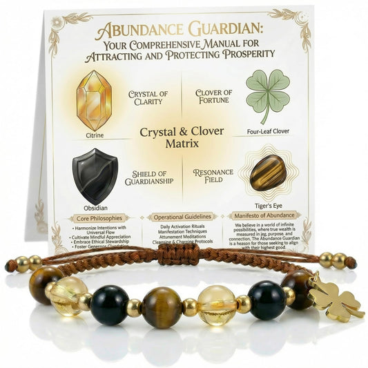 Atminafays Abundance Money Bracelet - Wealth & Luck Guardian Crystal Bracelet | 8mm AAA+ Genuine Citrine, Tiger Eye & Obsidian | Adjustable Feng Shui bracelet for Men & Women | Manifestation Jewelry for Yoga & Meditation