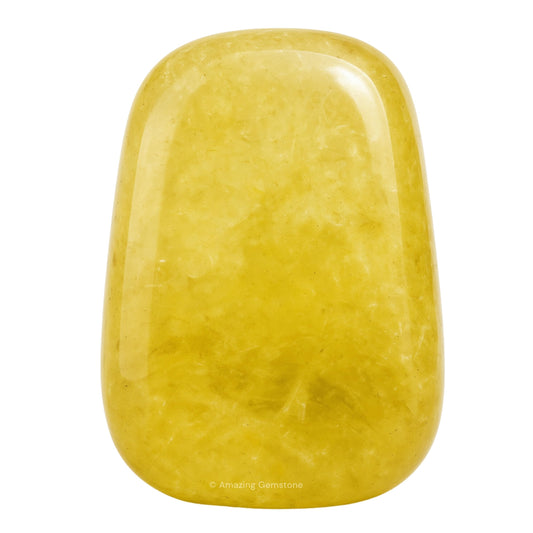 Amazing Gemstone Lemon Quartz Crystals&Healing Stones Tumbled - 1 oz Lemon Quartz Stone, Natural Healing Stones for Energy Balance, Stress Relief - Premium Polished Gems Rocks for Meditation&Wellness