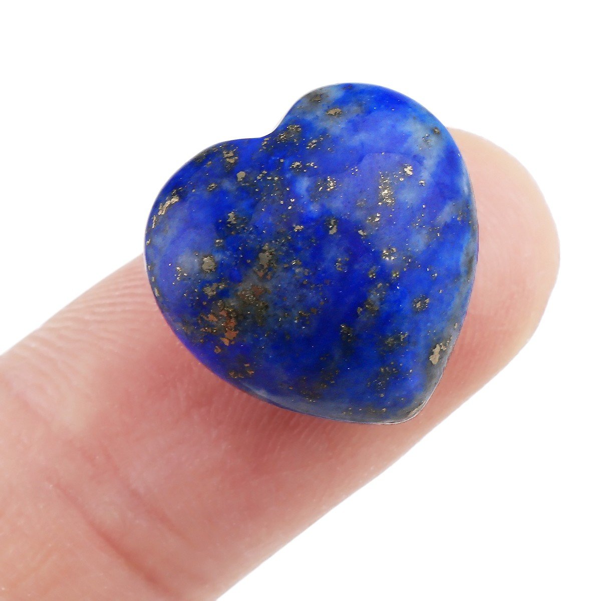 rockcloud Healing Crystal 0.5 inch Lapis Lazuli Carved Worry Stone Chakra Reiki Balancing(Pack of 10)
