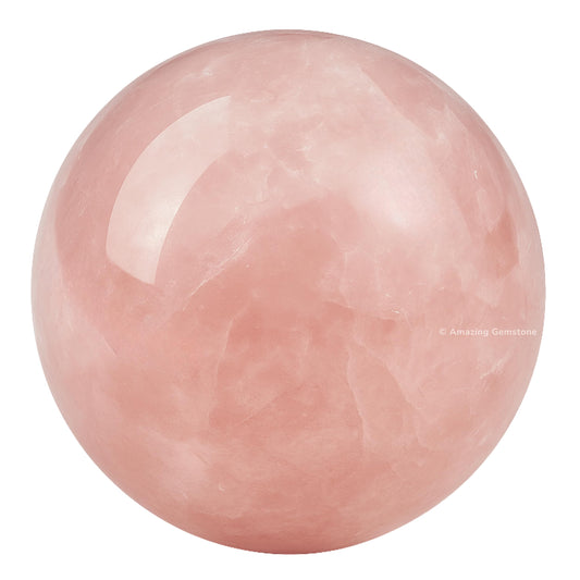 Amazing Gemstone Rose Quartz Crystal Ball - 1 Inches Crystal Sphere Meditation Balls for Witchcraft and Decorative Balls - Crystals and Healing Stones Beginners Gift (Pack of 1)