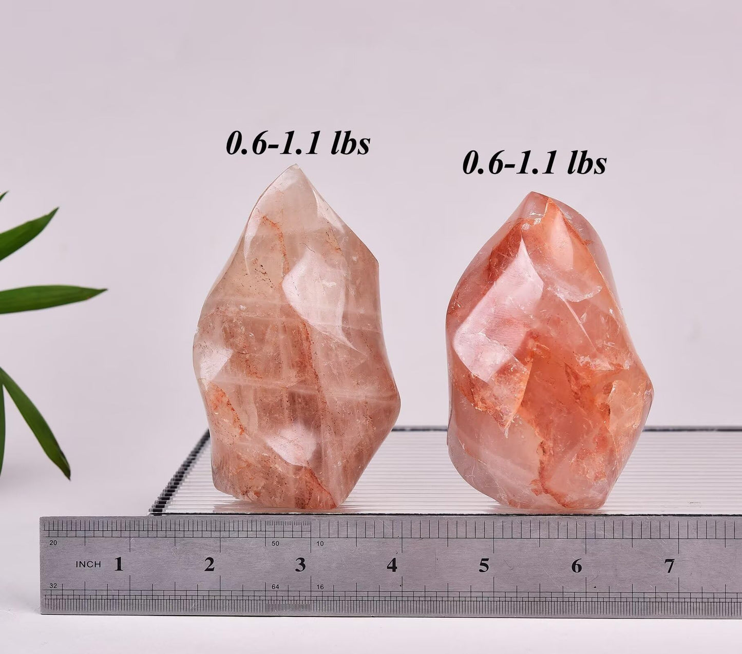 AMOYSTONE Red Hematoid Flame Shaped Stone Towers Obelisk Natural Healing Crystal Quartz Reiki Energy Decoration Home Office Small 1.0LBS