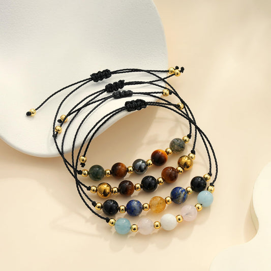 C-leen Empath Protection Bracelets for Women Men, Energy Protection Gifts Natural Healing Crystal Beads Bracelets Positivity Gifts Christmas Valentines Day Birthday Gift for Women Men