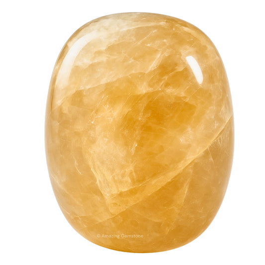 Amazing Gemstone Citrine Crystal Tumbled Stones Polished Rocks - Natural Gem Stones for Healing - DIY Crystals for Protection (1 Piece)