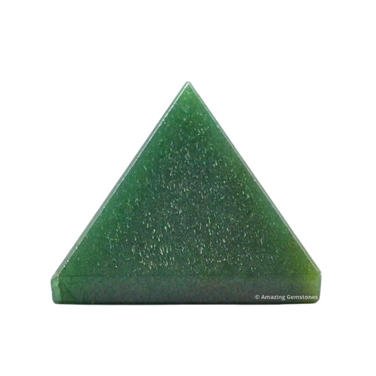Amazing Gemstone Dark Green Aventurine Pyramid Crystal Healing Stones - 1" Great Pyramid Figurine of Natural Stone Pyramid for Meditation, Reiki, Chakra Balancing and Crystal Pyramids Grid