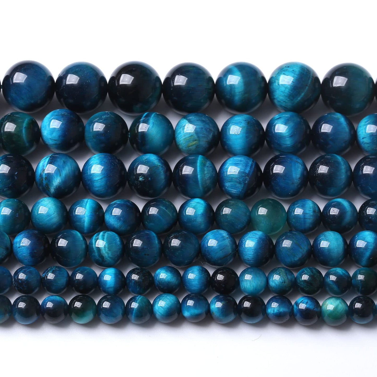 32PCS 12MM AAA Blue Tiger Eye Stone Beads Natural Gemstone Bead Crystal Healing Energy Jewelry Making DIY 15 inches
