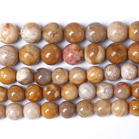 8MM 45PCS Natural Stone Coral Jade Chrysanthemum Beads for Jewelry Making DIY Bracelet