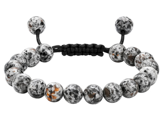 Amazing Gemstone Yooperlite Bracelet for Women Men's Gifts - Protection Healing Crystal Bracelet - 8mm Gemstone Beaded Adjustable Bracelet Pulseras Para Hombres Mujer Stocking Stuffers