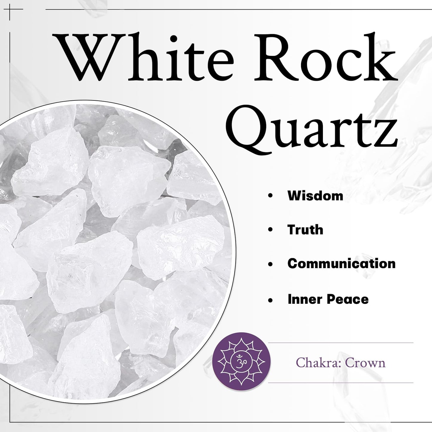mookaitedecor 7 PCS Rock Quartz Crystal Polyhedral DND Dice Set, Polished Tumbled Stones Dices for RPG MTG Table Games Home Decoration