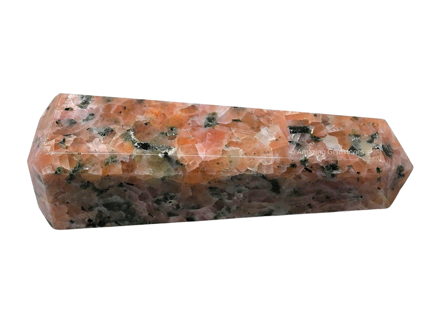 Amazing Gemstone Pink Dotted Calcite Crystal Towers ~ Natural Healing Crystal Point Obelisk for Reiki Healing and Crystal Grid (2 to 3 INCH)
