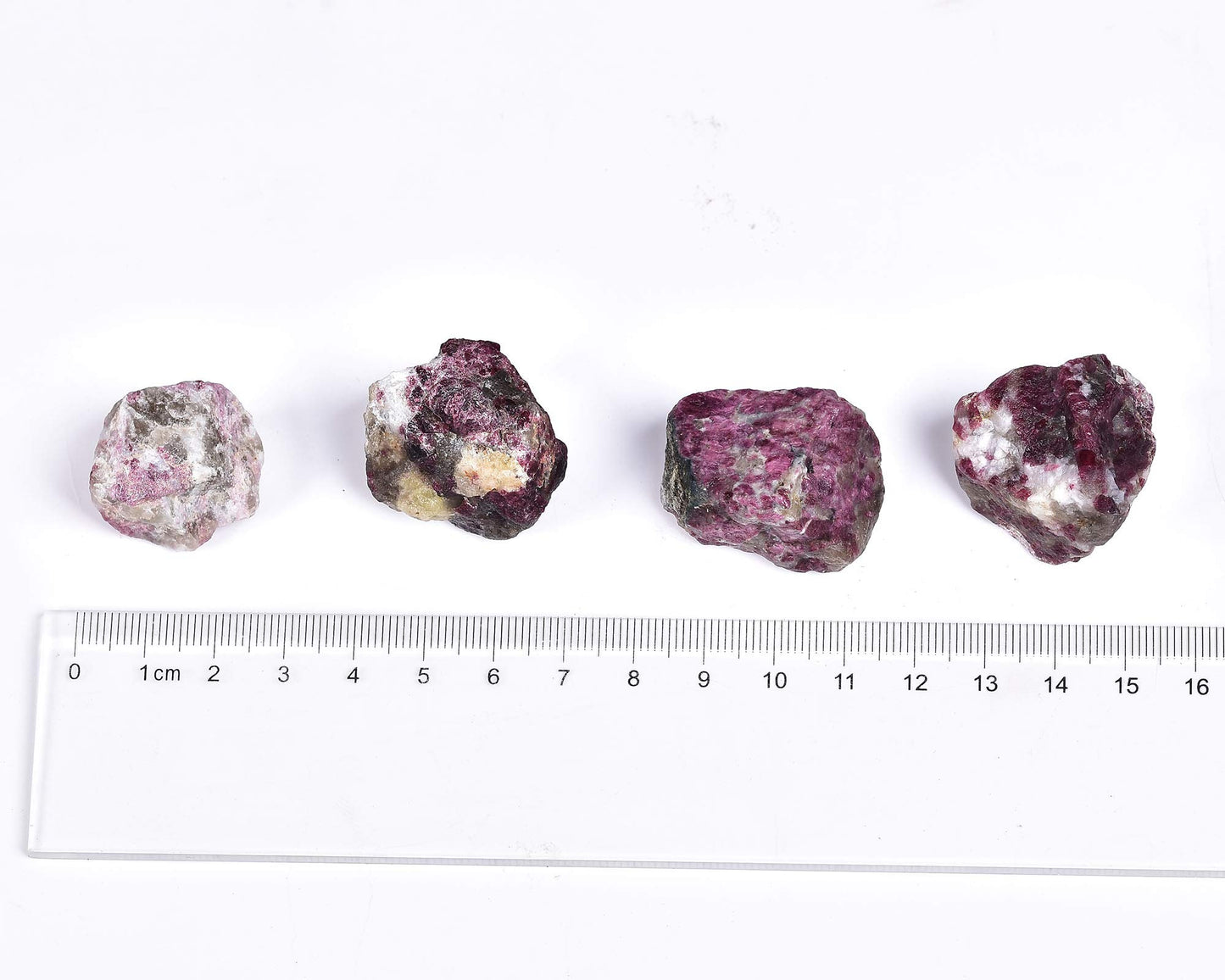 JIC Gem 12-16Pcs 0.7 Lbs irregular shape unpolished raw Madagascar natural Pink Tourmaline Quartz Crystals and Healing Stones,0.32KG Gemstone Crystal Bulk rough Stones
