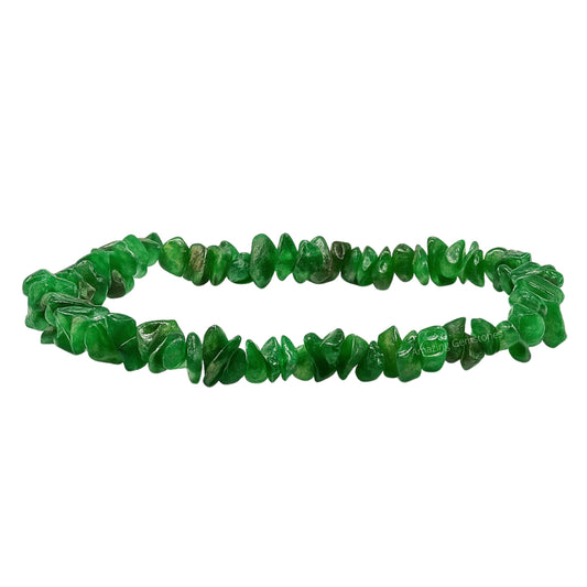 Amazing Gemstone Chips Bracelet (Green Aventurine)