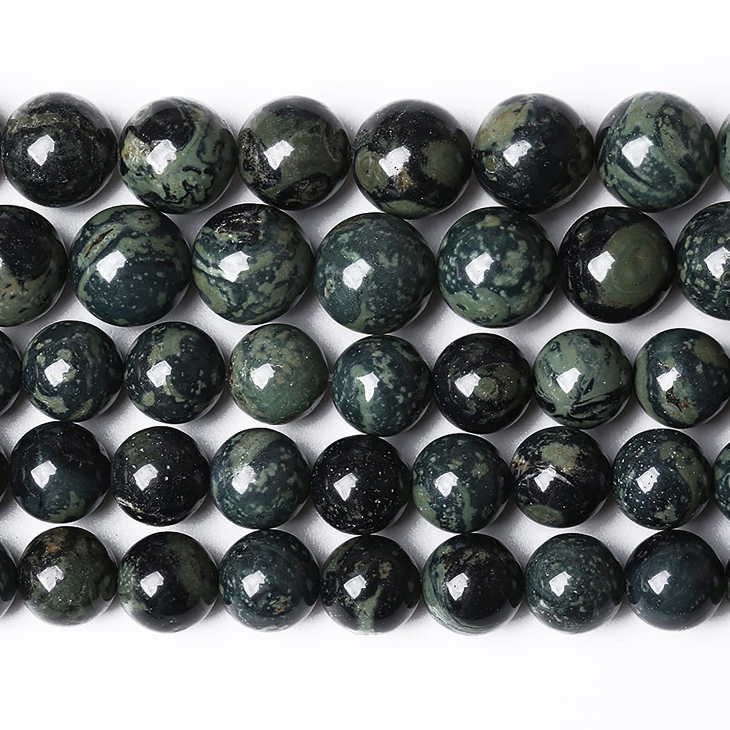 4MM 86PCS Natural Stone Kambaba Jasper Loose Beads for Jewelry Making DIY Bracelet Necklace