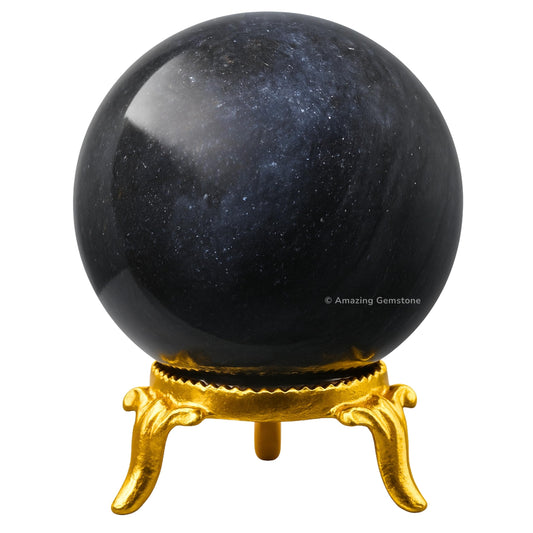 Amazing Gemstone Blue Aventurine Crystal Ball with Stand - 2" Inches Crystal Sphere Meditation Balls for Witchcraft and Decorative Balls