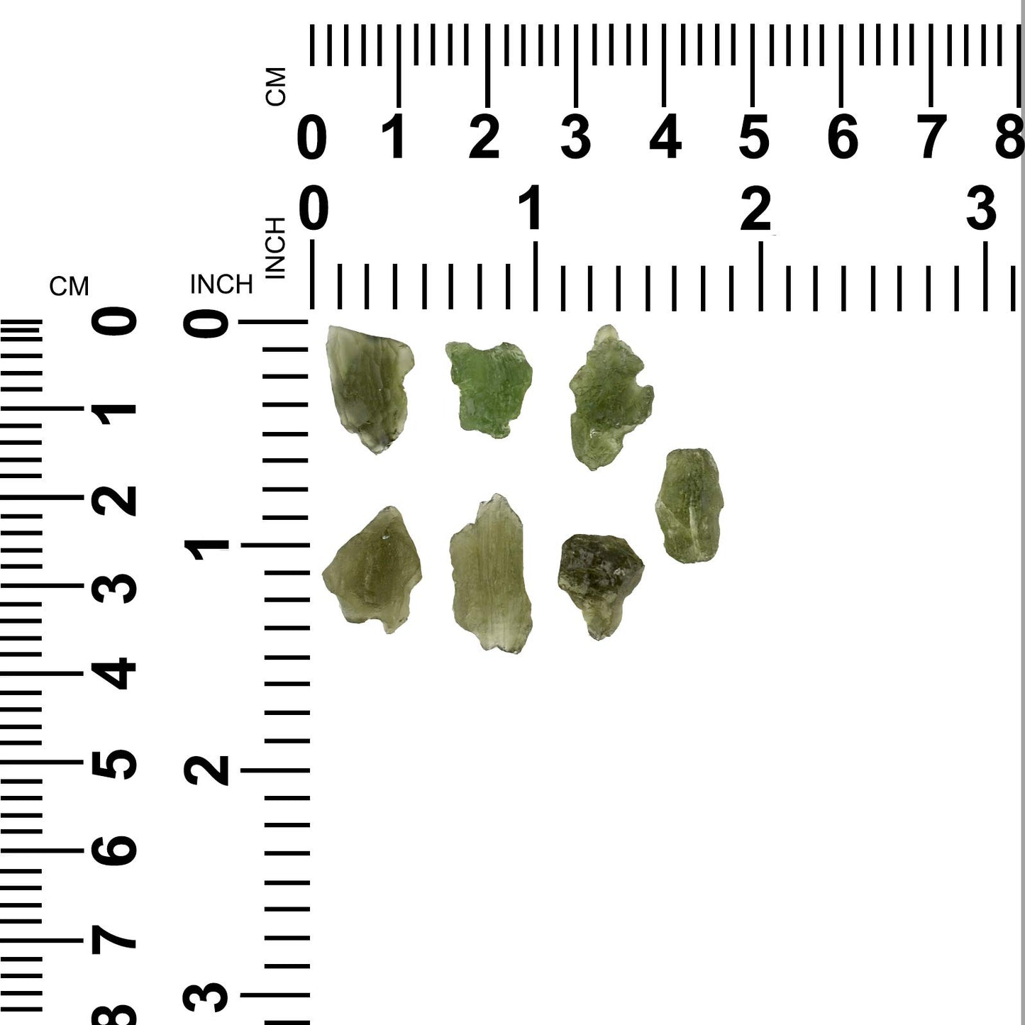 Genuine Rough Moldavite small 2-5 Carat Stone, One Piece