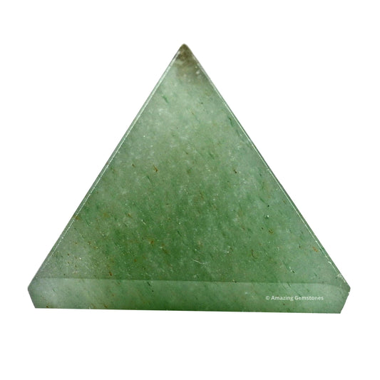 Amazing Gemstone Green Aventurine Pyramid Crystal Healing Stones - 1" Great Pyramid Figurine of Natural Stone Pyramid for Meditation, Reiki, Chakra Balancing and Crystal Pyramids Grid