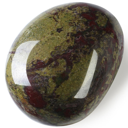 MAIBAOTA 1.6-2.0" Dragon Stone Large Bloodstone Reiki Natural Tumbled Polished Stones for Energy Witchcraft Therapy Meditation DIY Crystals for Protection