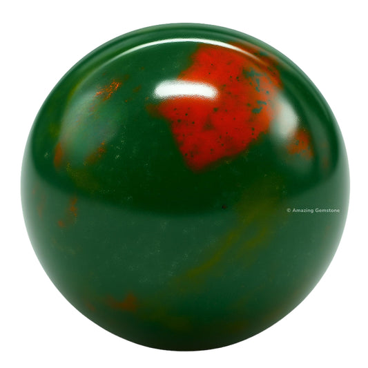 Amazing Gemstone Bloodstone Crystal Ball - 1" Inches Crystal Sphere Meditation Balls for Witchcraft and Decorative Balls - Crystals and Healing Stones Beginners Gift (Pack of 1)
